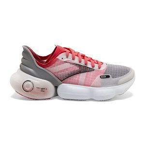 Brooks Aurora-BL Road Running Shoes - Womens, Grey/Coral/Black | IE-NIP863742